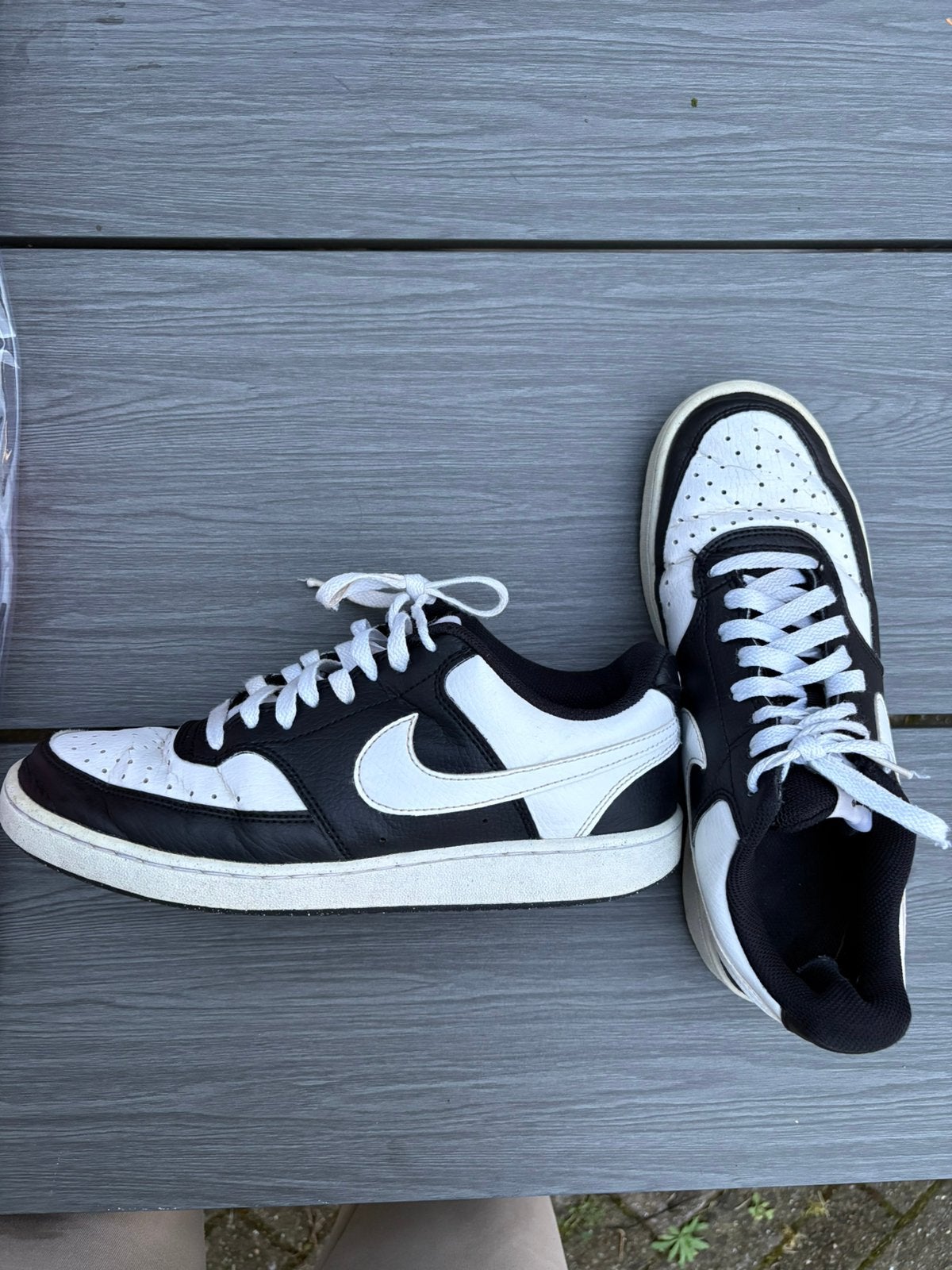 Nike Court Vision– Zwart/Wit, Kleding | Heren, Schoenen, Ophalen of Verzenden, Zo goed als nieuw, Wit