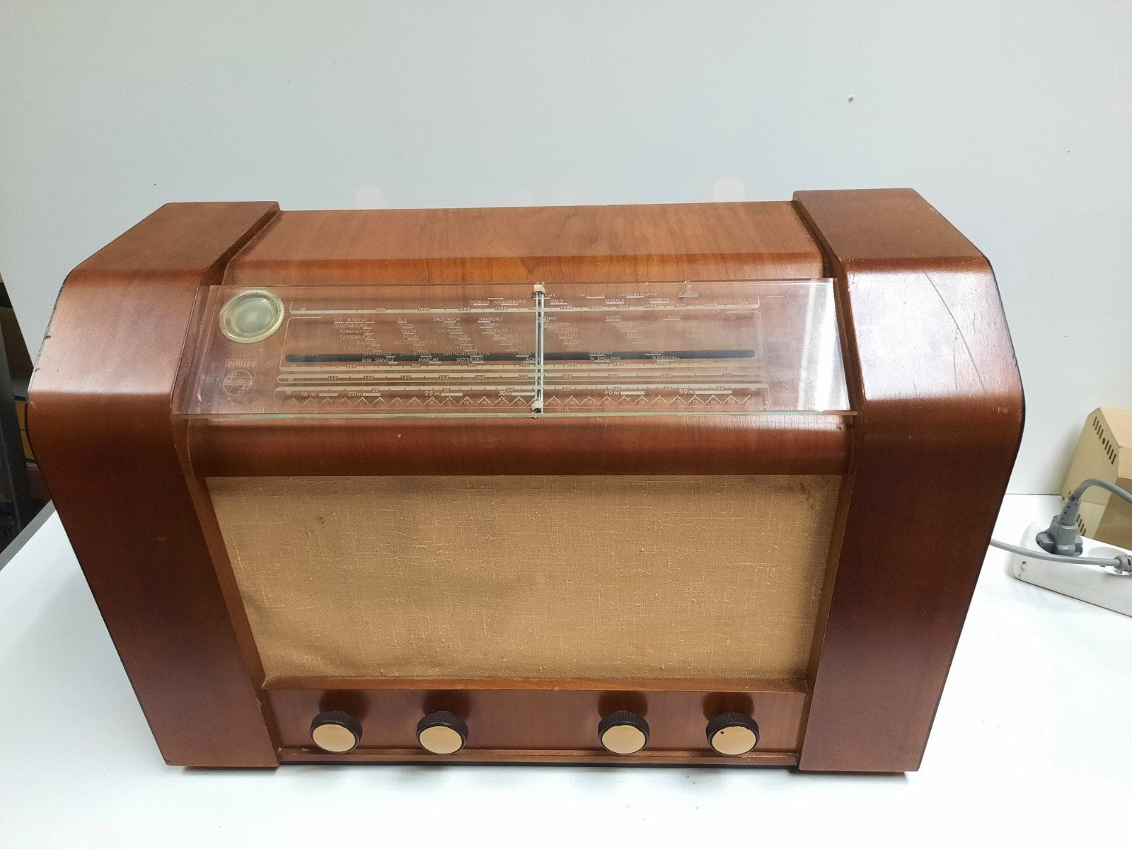 Philips BN572A buizenradio, Antiek en Kunst, Ophalen