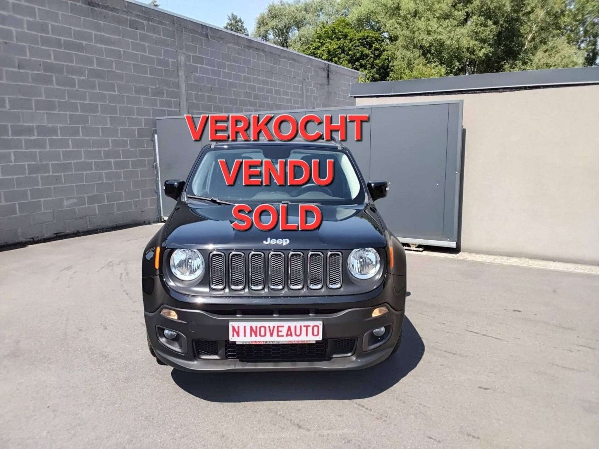 Jeep Renegade 1.4 Turbo 4x2 Longitude DDCT AUTOM AIRCO NAVI, Stof, Gebruikt, Euro 6, 4 cilinders