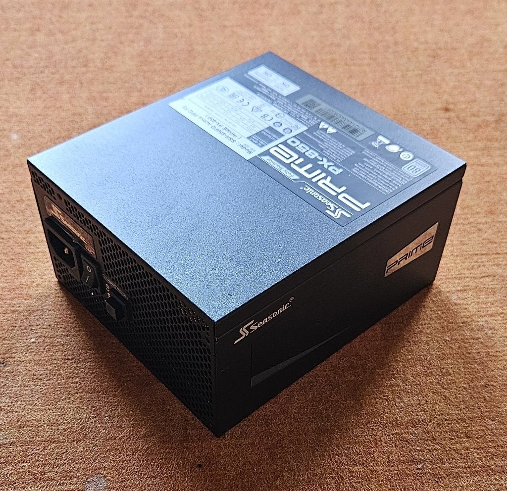SeaSonic Prime PX-850W 80 Plus Platinum Voeding, Computers en Software, Ophalen of Verzenden, Zo goed als nieuw