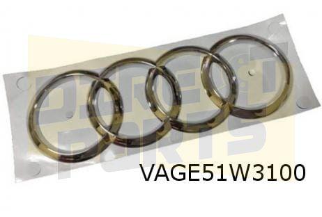 Audi A6/ Q5 embleem logo ''Audi'' achterzijde Origineel! 4G5, Auto-onderdelen, -, Verzenden, -, Nieuw
