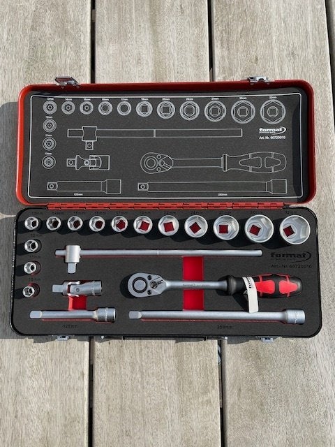 Kit de clés à douille de 1/2 po Format Professional, Enlèvement ou Envoi, Neuf