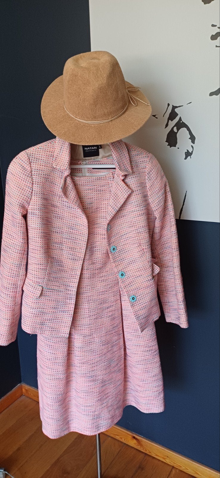 kleedje met jasje van Nathan, Kleding | Dames, Gelegenheidskleding, Maat 38/40 (M), Overige typen, Nathan, Ophalen of Verzenden