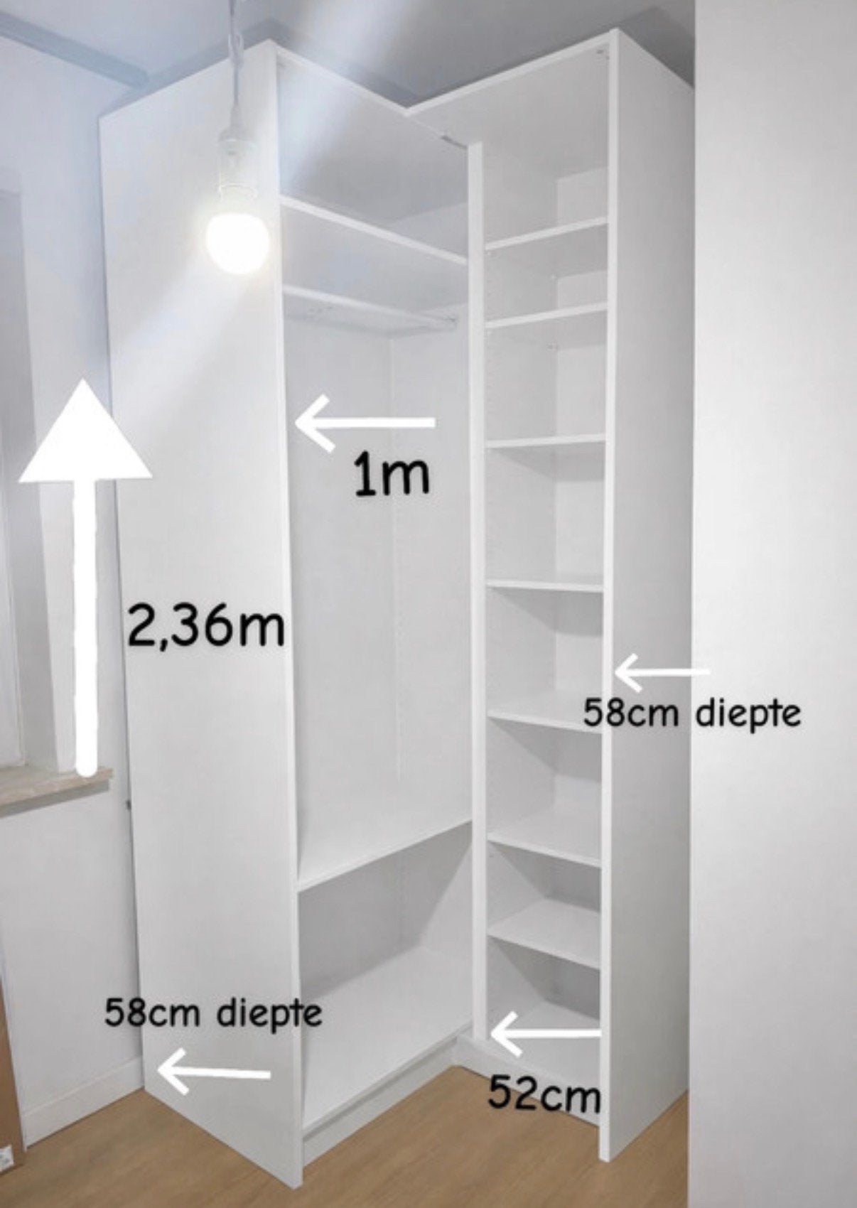 IKEA HOEKDRESSING, Maison & Meubles, Enlèvement, Comme neuf