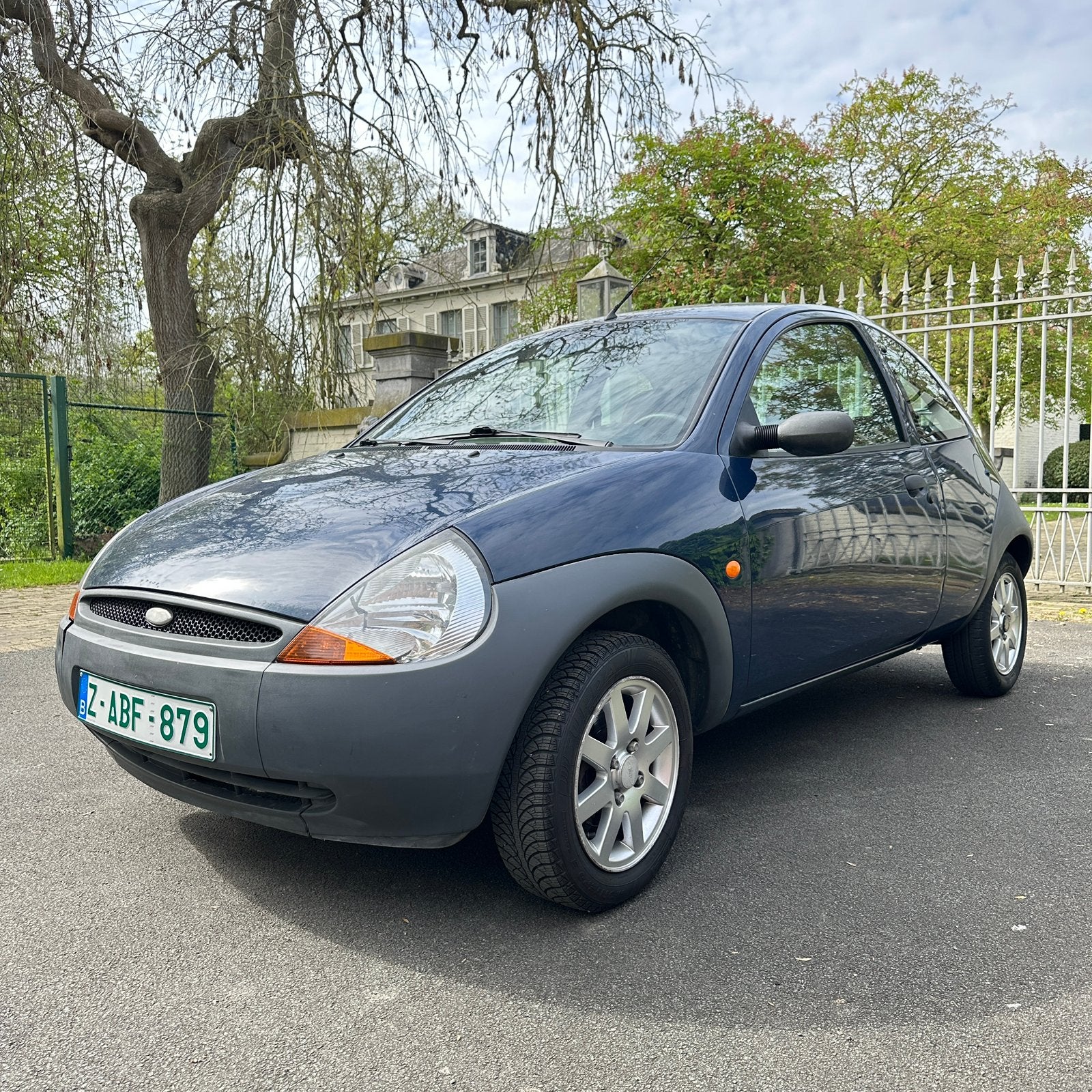 FORD KA 1.3 BENZINE 2008 / *59* duizend km, Auto's, Stof, Ka, Blauw, Handgeschakeld