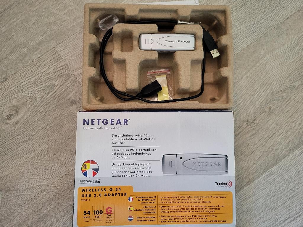 Netgear adapter, Ophalen of Verzenden, Zo goed als nieuw