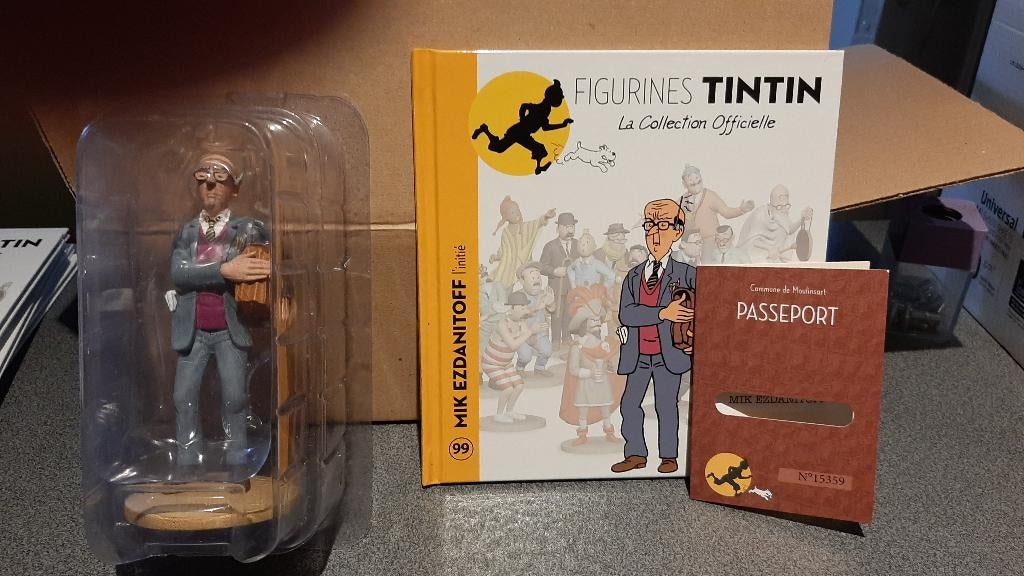 tintin figurine officielle n99 sous blister, Enlèvement ou Envoi, Tintin, Neuf, Statue ou Figurine