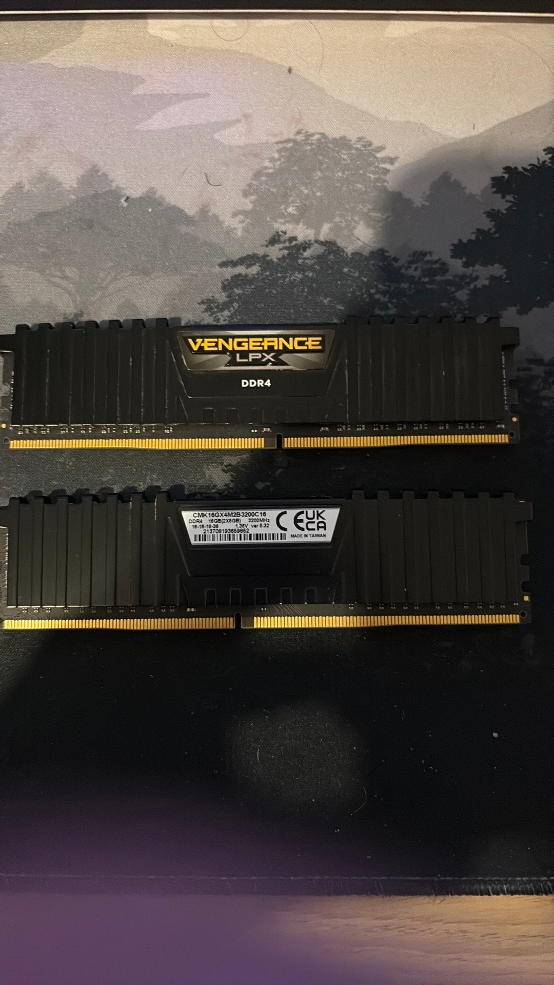 Corsair Vengeance LPX 16GB kit (2x8) 3200MHz DDR4, Computers en Software, RAM geheugen, Ophalen, DDR4, Zo goed als nieuw, Desktop