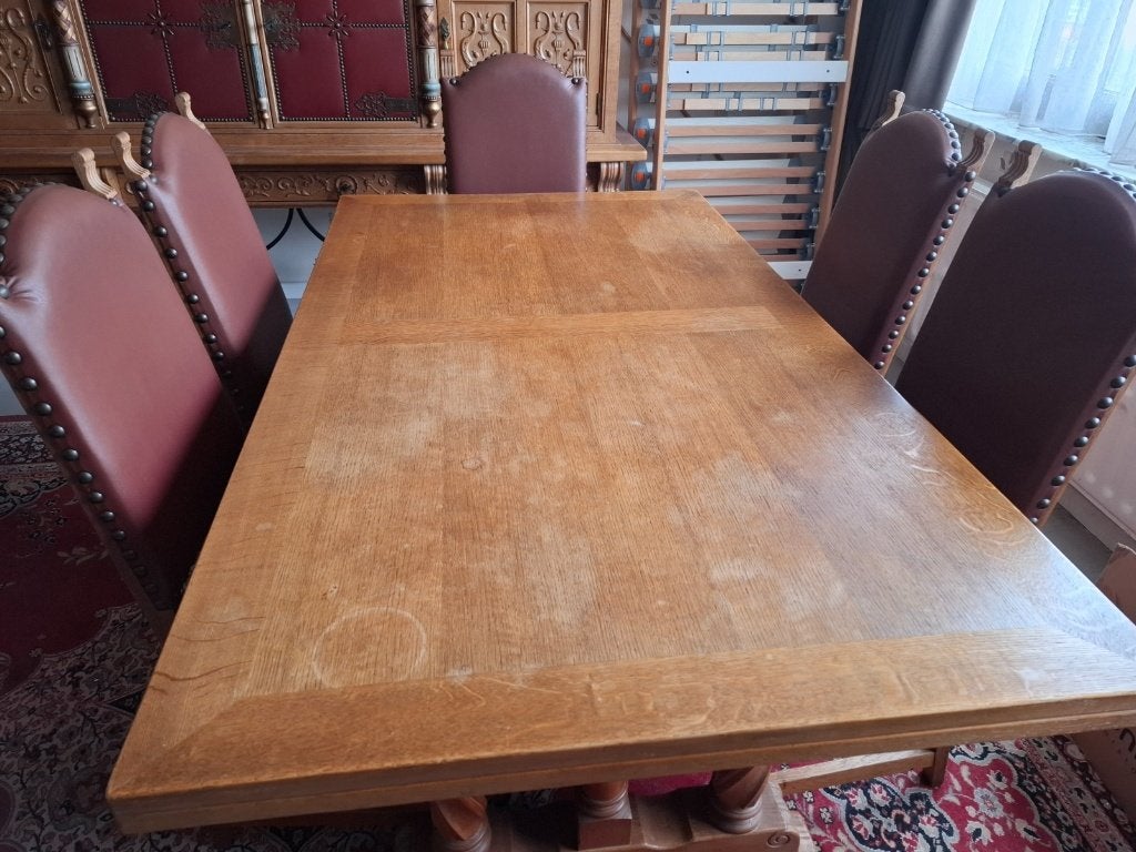 Salle à manger de style espagnol, Maison & Meubles, Enlèvement, Utilisé, Espagnol, 6 à 8 chaises