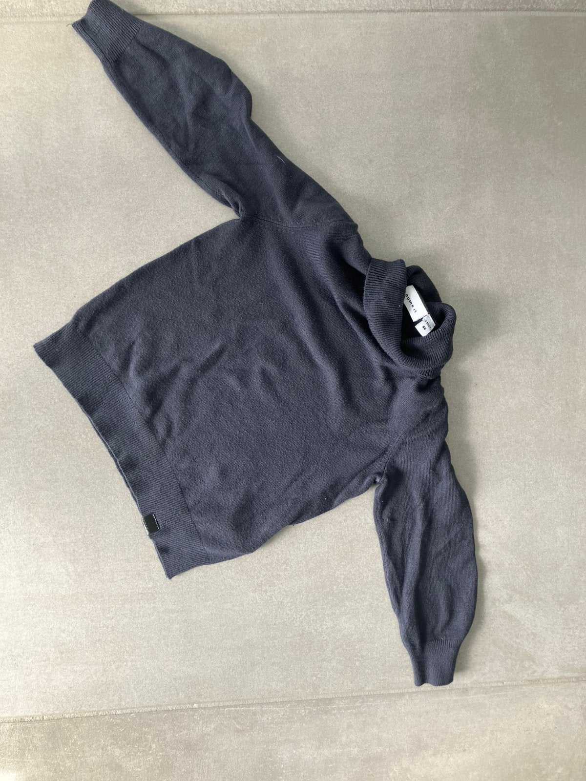 Name It grijsblauwe colltrui maat 86, Kinderen en Baby's, Babykleding | Maat 86, Ophalen, Zo goed als nieuw, Jongetje of Meisje