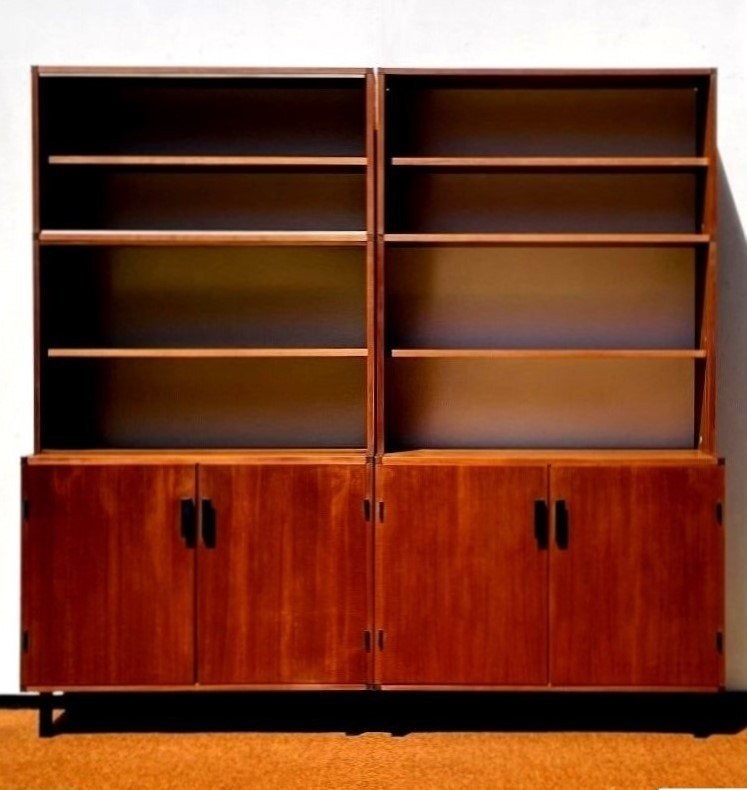 2 Meubles Pastoe Cees Braakman [ Vintage 70s ] Wandmeubels, Maison & Meubles, Teck, Enlèvement ou Envoi, Vintage, Avec tiroir(s)