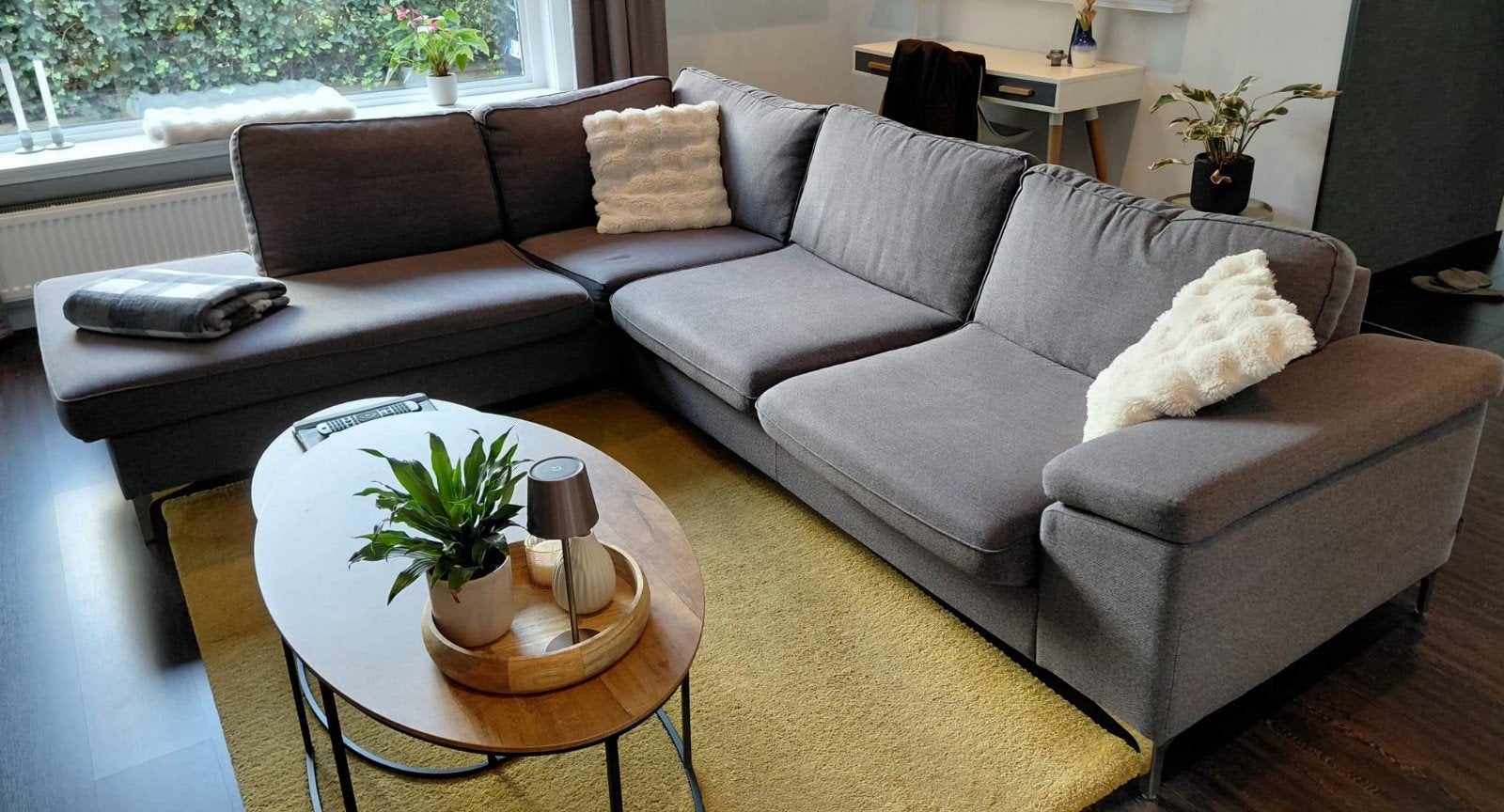 Zetel te koop, Maison & Meubles, Enlèvement, Tissus, Modern Scandinavisch