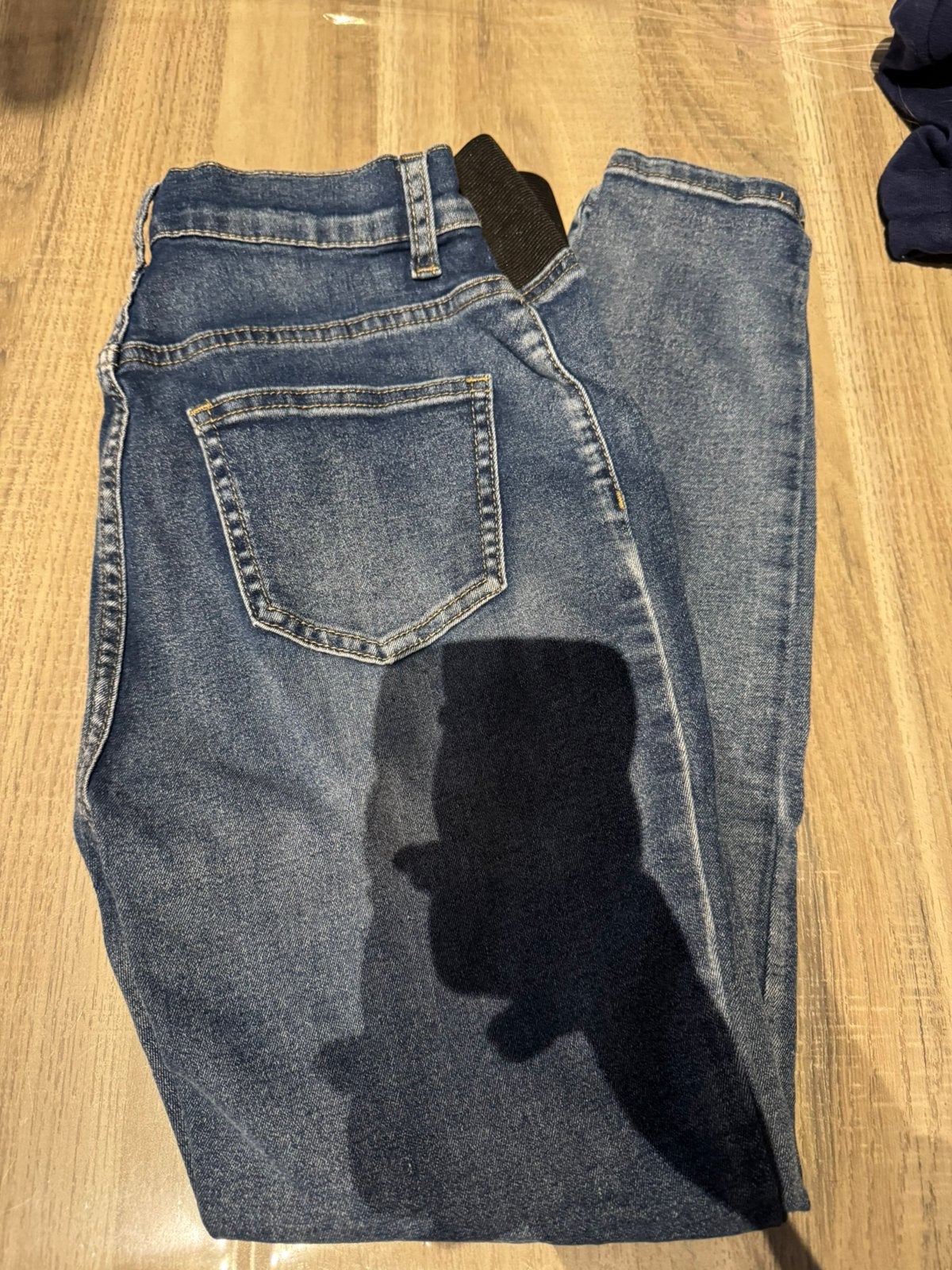 Zwangerschapsbroek, Kleding | Dames, Zwangerschapskleding, Ophalen, Blauw, Zo goed als nieuw, Maat 36 (S)
