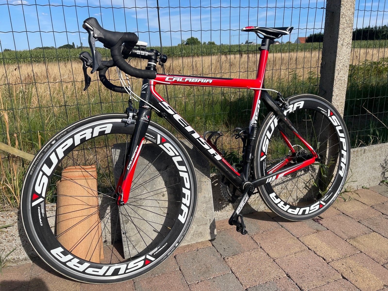 Sensa Calabria LTD 2014– Carbon– Ultegra–Supra carbon wielen, Fietsen en Brommers, Fietsen | Racefietsen, Ophalen, 28 inch, Carbon