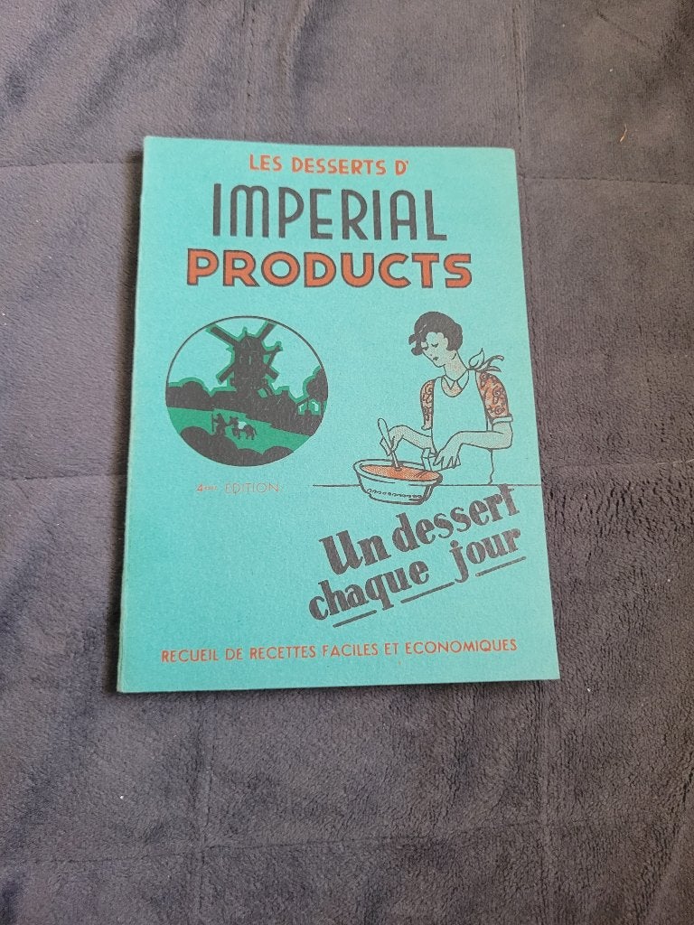 vintage dessertboek uit 1935, Ophalen of Verzenden, Zo goed als nieuw, Overige typen