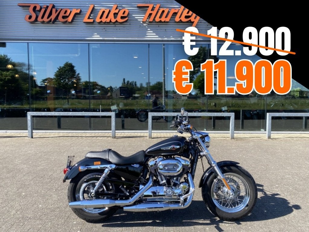 Harley-Davidson Sportster XL 1200 Custom met 12 maanden waar, Motos, 1202 cm³, Occasion, Plus de 35 kW, Autre