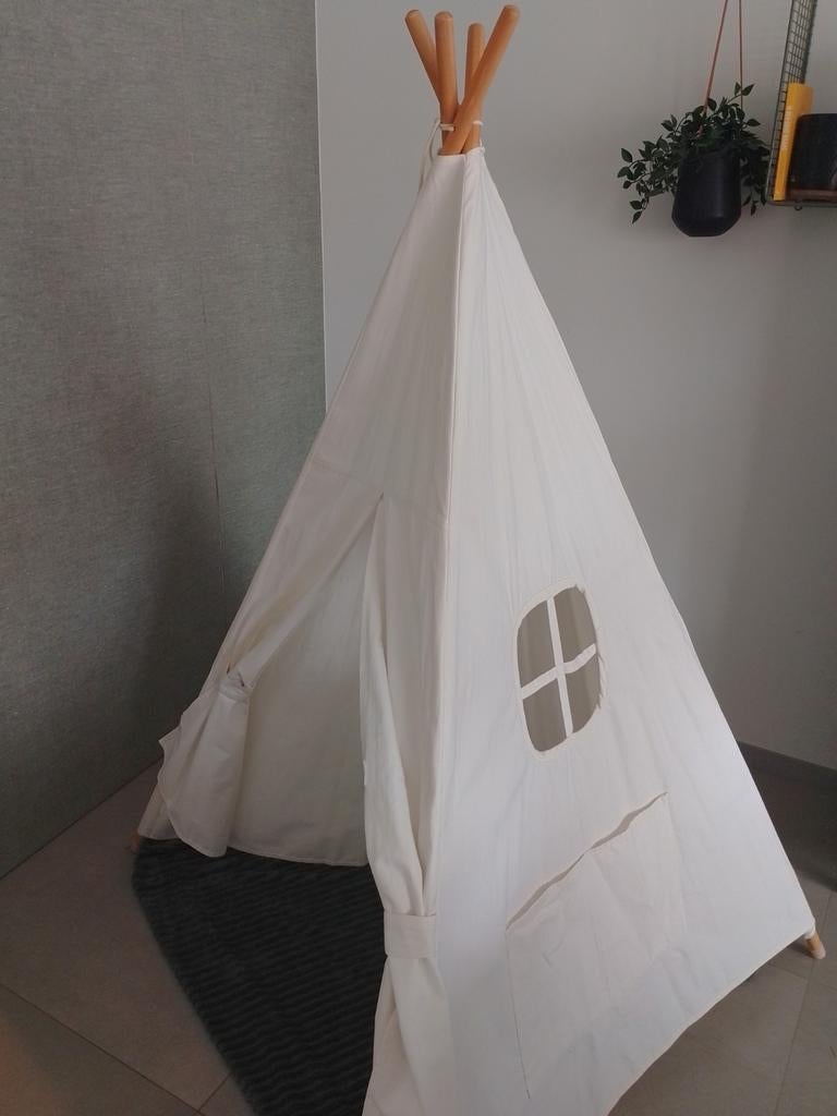 Tipi tent stevig katoen, Ophalen