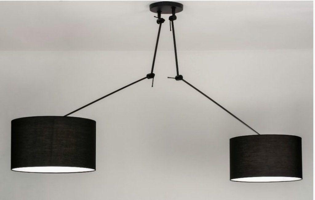 Moderne, dubbele, verstelbare hanglamp, Huis en Inrichting, Ophalen, Nieuw