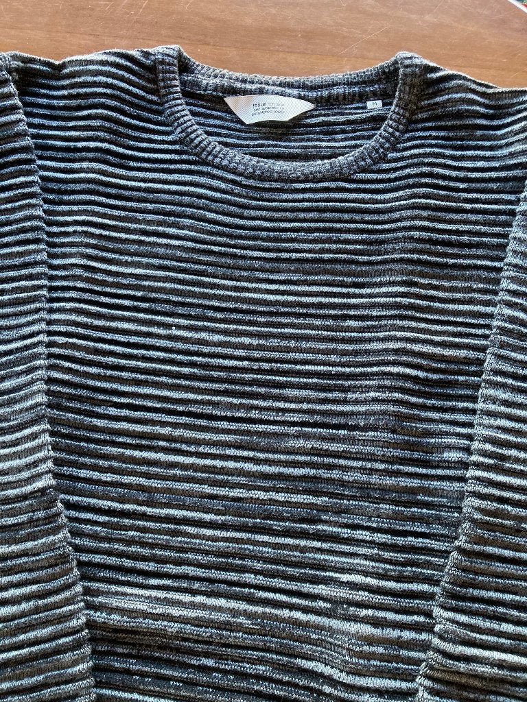 PULL CÔTELÉ GRIS NOIR POUR GARÇON, Enlèvement ou Envoi