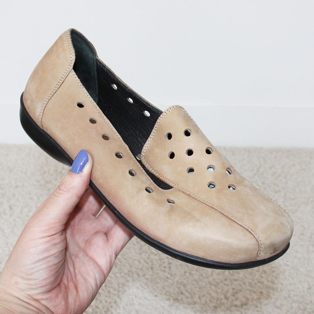 Mooie Leren Ladysko Schoenen - 31 (Maat 38) € 45,-, Verzenden, Ladysko, Beige, Overige typen