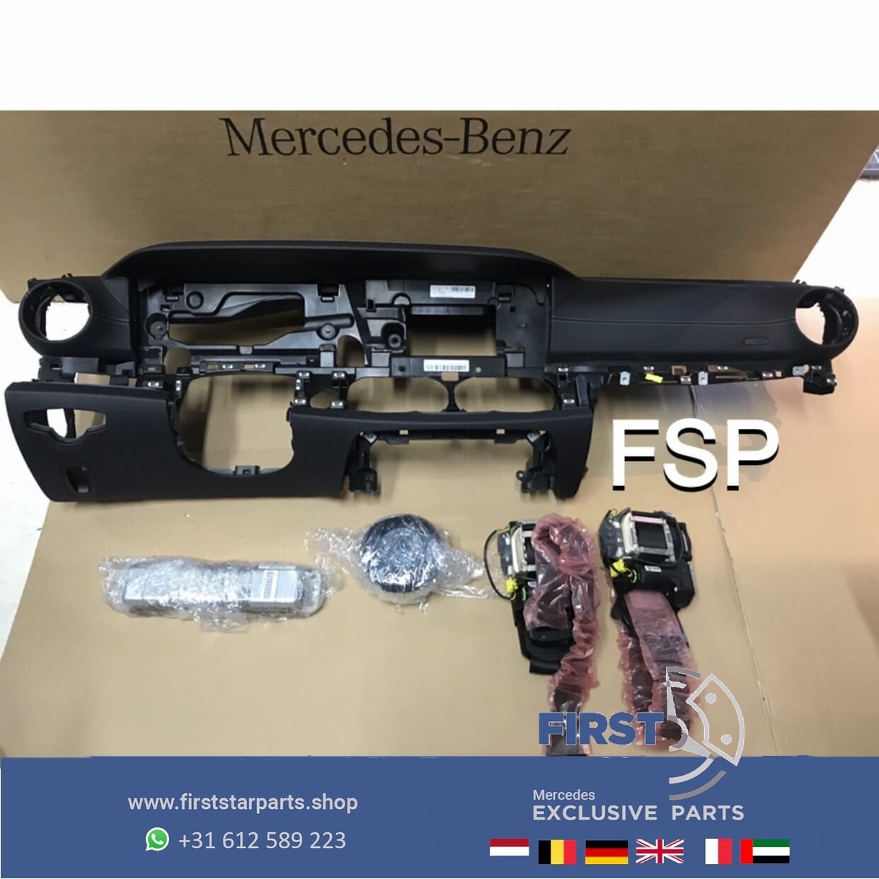 W213 W238 C238 AMG DASHBOARD AIRBAGSET Mercedes E Klasse 201, Auto-onderdelen, Gebruikt, -, Ophalen of Verzenden, -