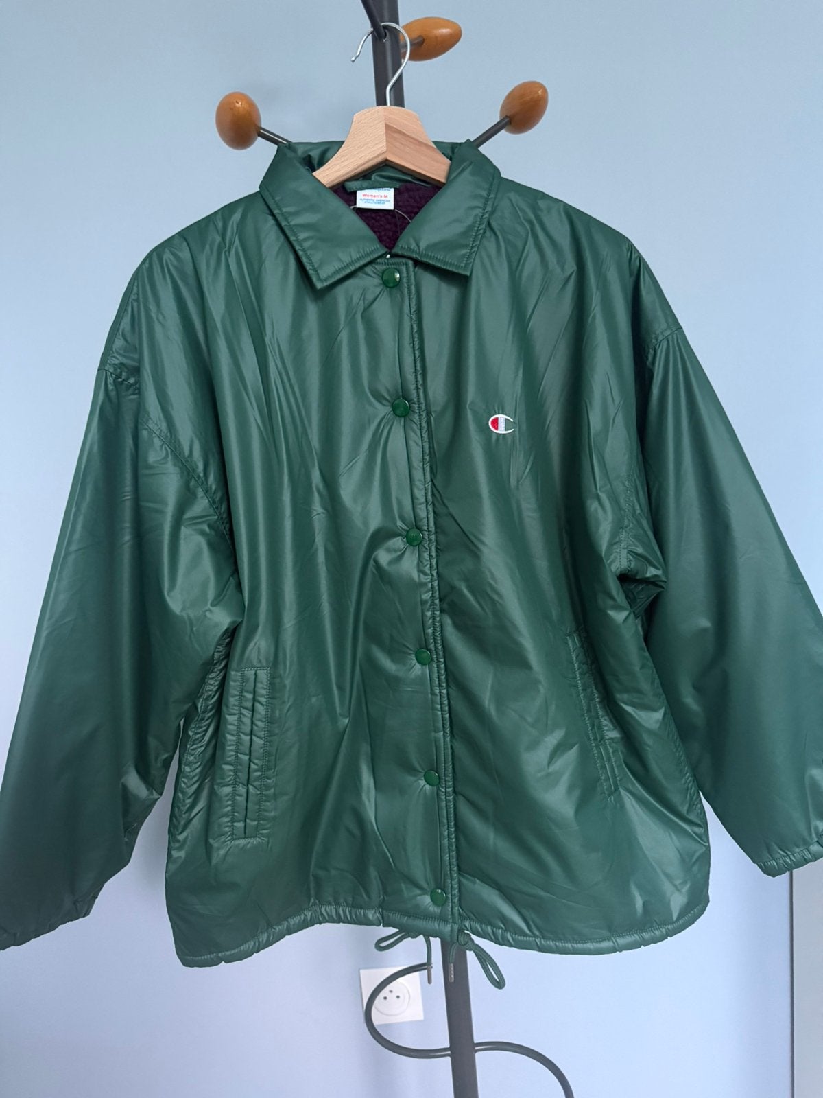 Veste champion verte intérieur polaire taille M, Envoi, Neuf, Taille 38/40 (M), Vert