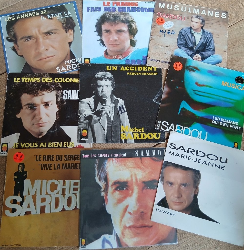 plus de 100 disques de michel sardou disponibles, Ophalen