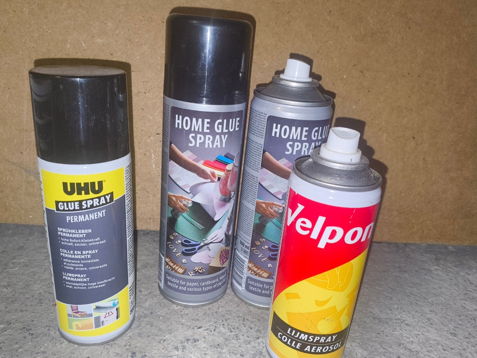 colle en spray, Enlèvement