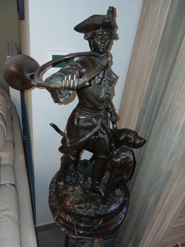brons beeld, Antiek en Kunst, Ophalen, Brons