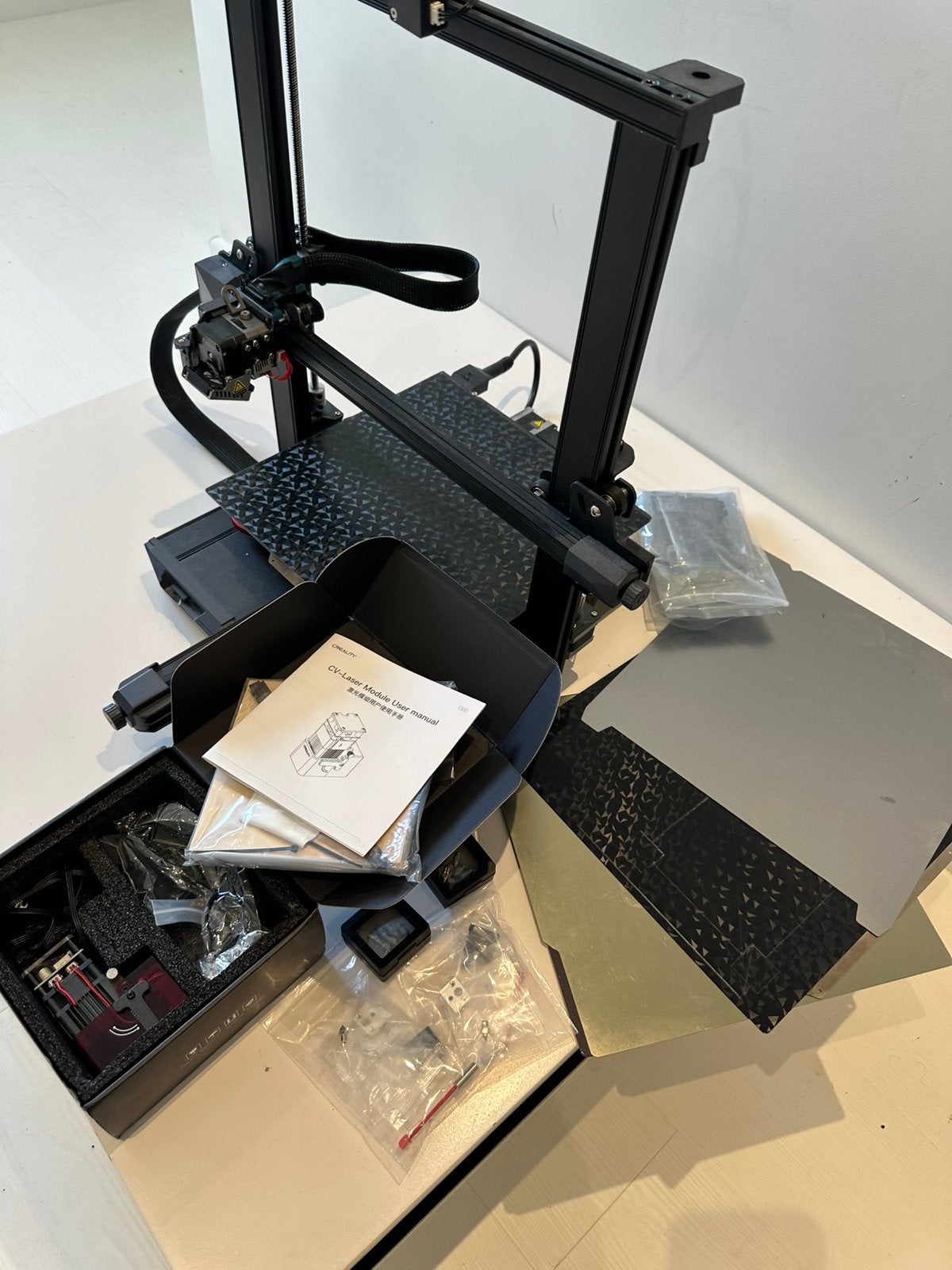 Creality Ender 3 S1 Plus + Laser, Computers en Software, Ophalen, Zo goed als nieuw