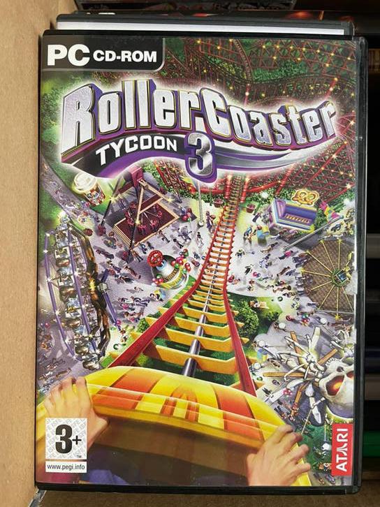 Jeu simulation parc d'attractions RollerCoaster Tycoon 3 PC, Enlèvement ou Envoi, Comme neuf