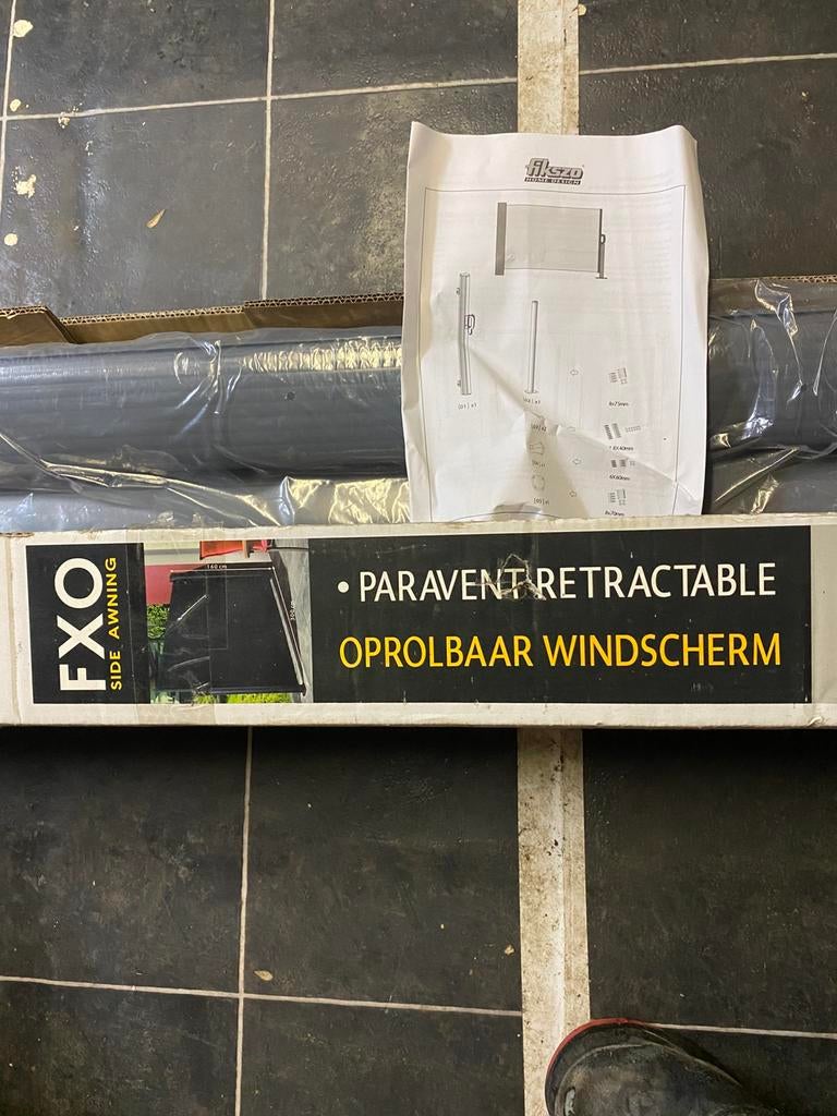Oprolbaar windscherm, Ophalen, 200 cm of meer, 150 tot 200 cm, Nieuw