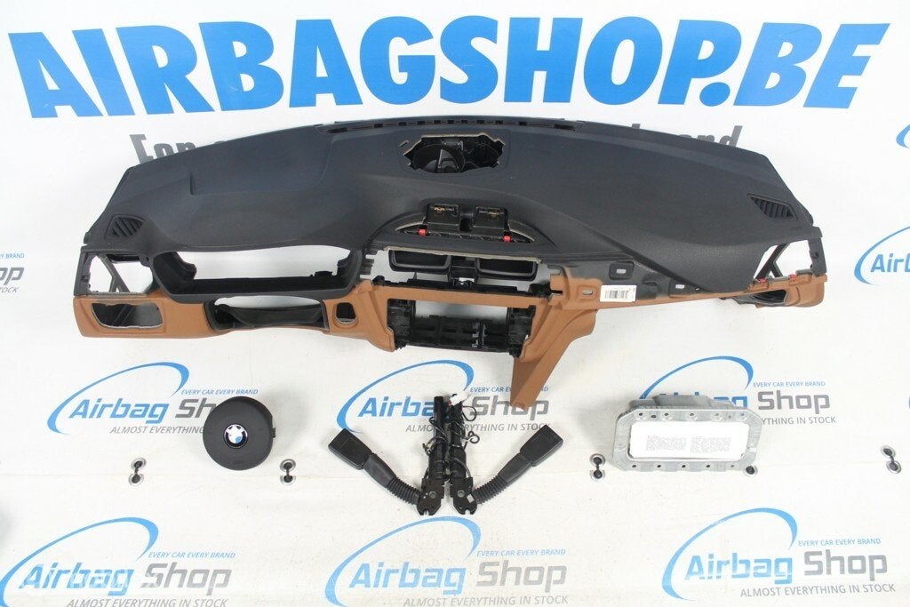 Airbag set Dashboard zwart bruin sp navi M BMW 3 serie F30, Enlèvement ou Envoi, Utilisé