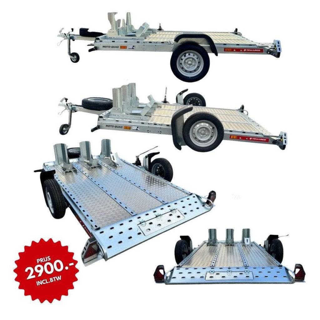 Remorque de moto hydraulique Temared MotoQuad 2616