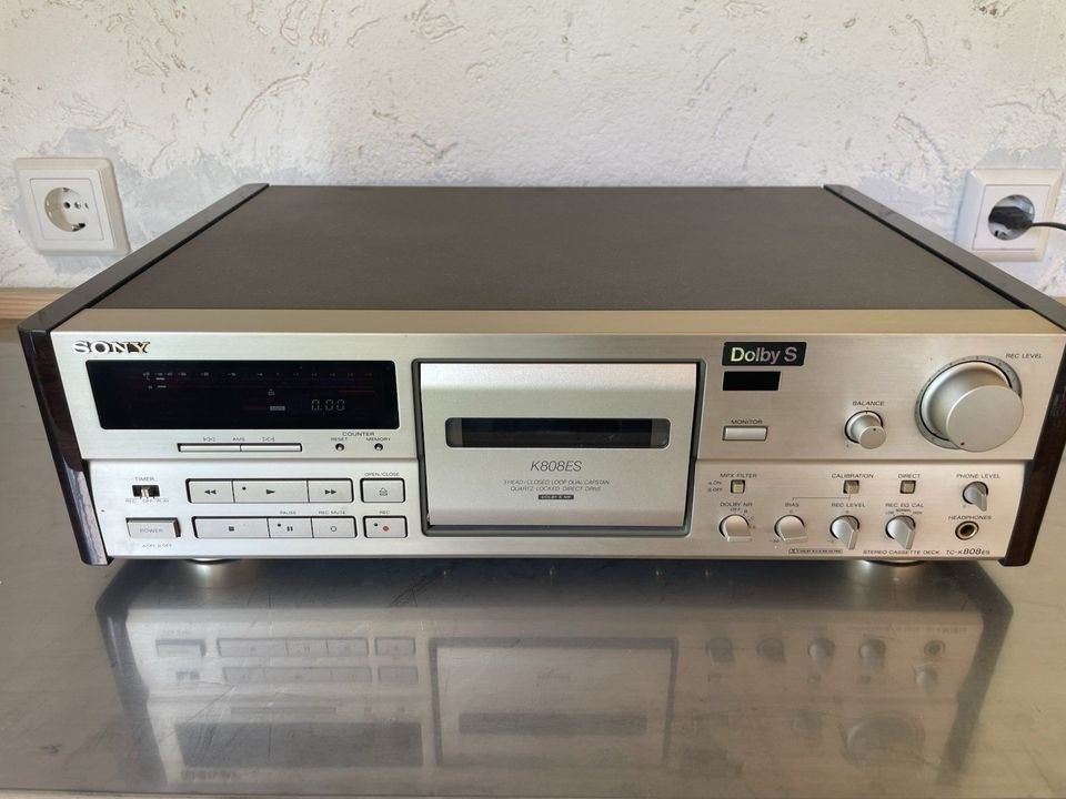 Sony TC-K808ES cassettedeck met 3 koppen, TV, Hi-fi & Vidéo, Decks cassettes, Enlèvement, Sony