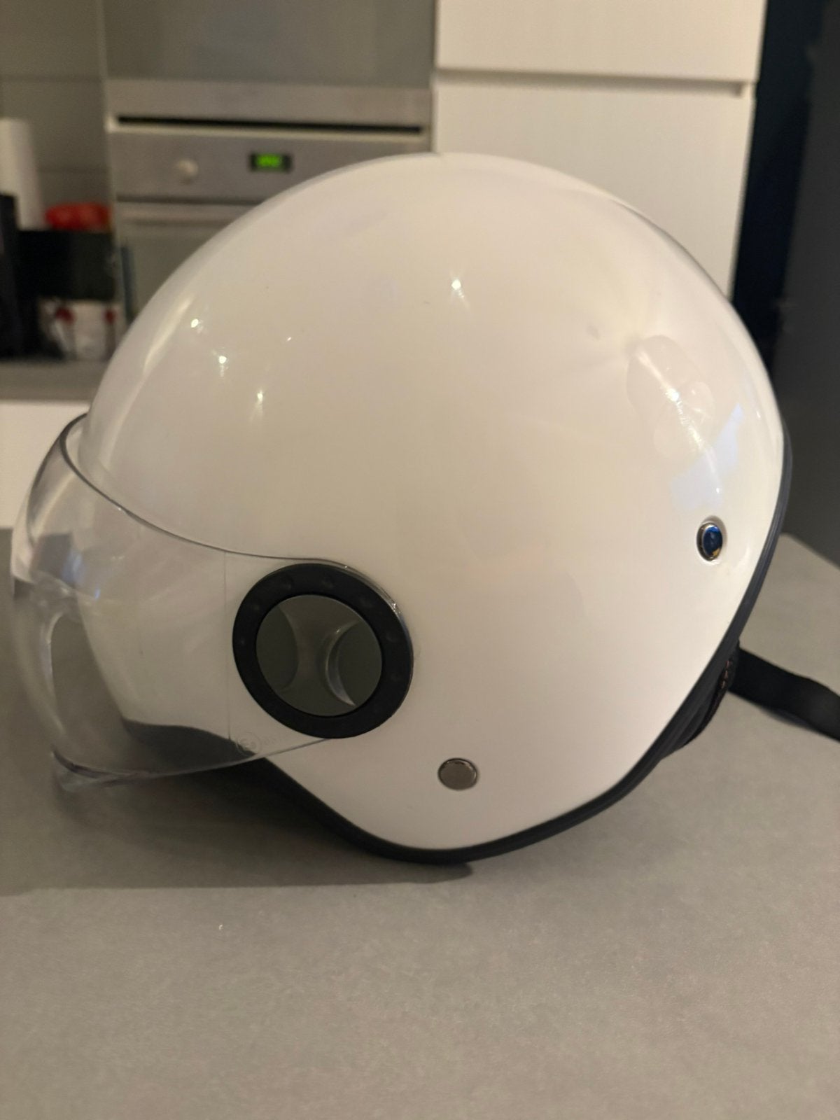 Brommer helm vito, Fietsen en Brommers, Ophalen, Zo goed als nieuw, Small