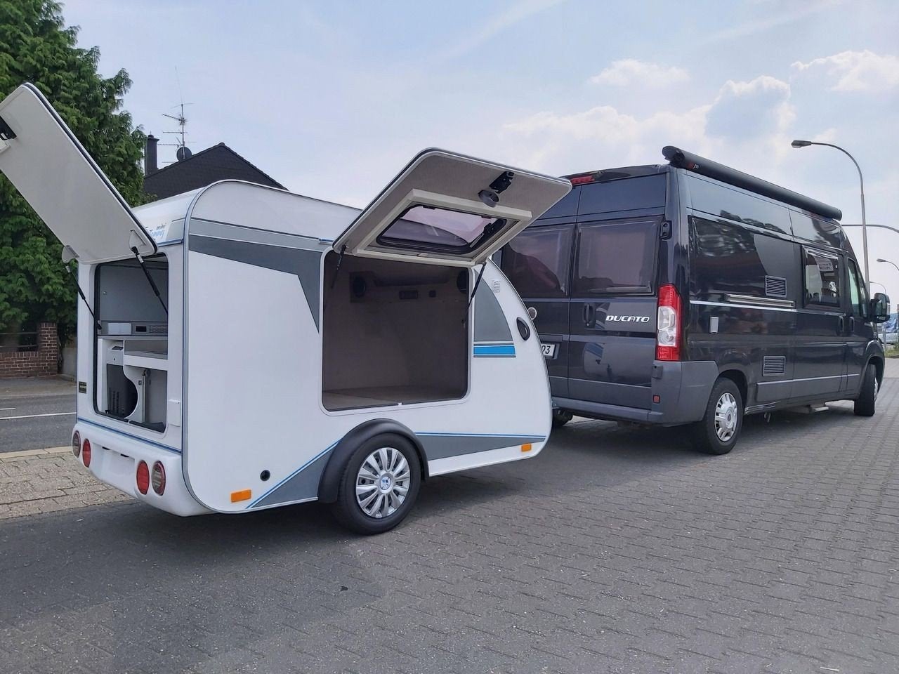 TEARDROP MINI TOMMY tomplan Mtm 750kg  - 2026, Overige merken, Tot en met 2, Particulier, Zonnepaneel
