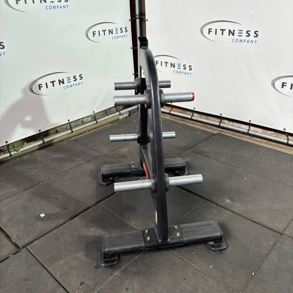 Star Trac - 2 Sided Olypic Weight Plate Tree, Sport en Fitness, Ophalen of Verzenden, Gebruikt, Benen, Halterschijven