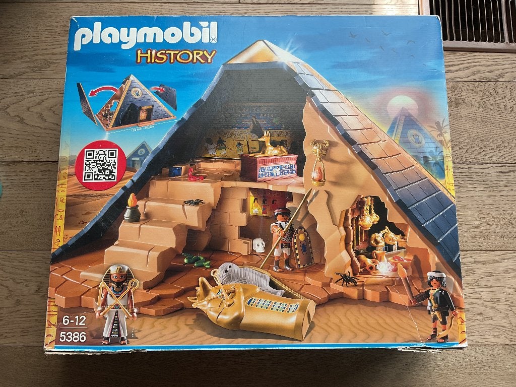 Playmobil history pyramid, Kinderen en Baby's, Speelgoed | Playmobil, Gebruikt, Gebouw, Complete set, Historisch