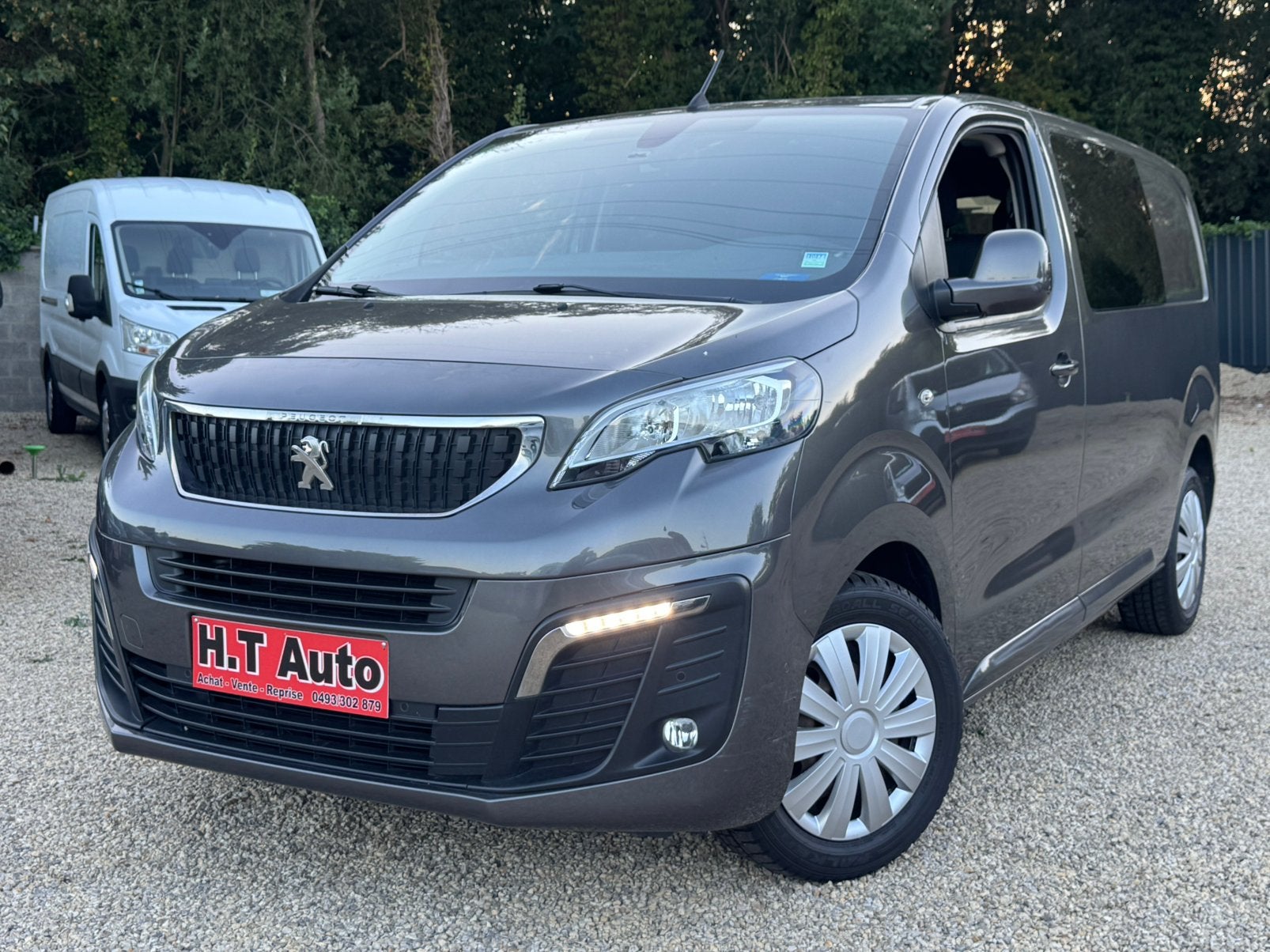 Peugeot Expert 2.0 BlueHDi L2/Etat neuf/Airco/Euro6b/6 place, 90 kW, Argent ou Gris, Euro 6, Entreprise