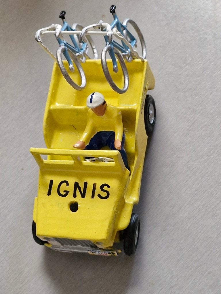 TDF  retro volgwagen  team IGNIS  jaren 50/60, Antiek en Kunst, Verzenden