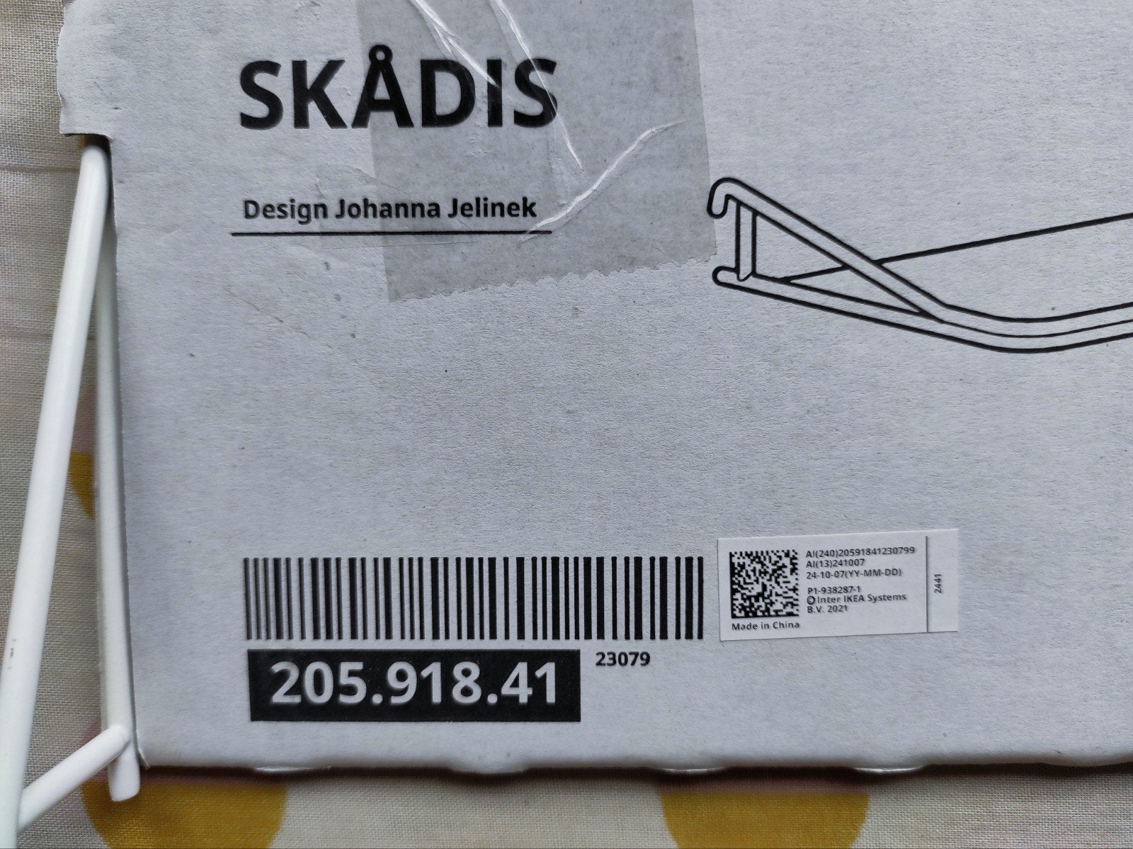 Étagères Ikea Skadis 4 pièces, Maison & Meubles, Enlèvement ou Envoi, IKEA, Blanc, Métal