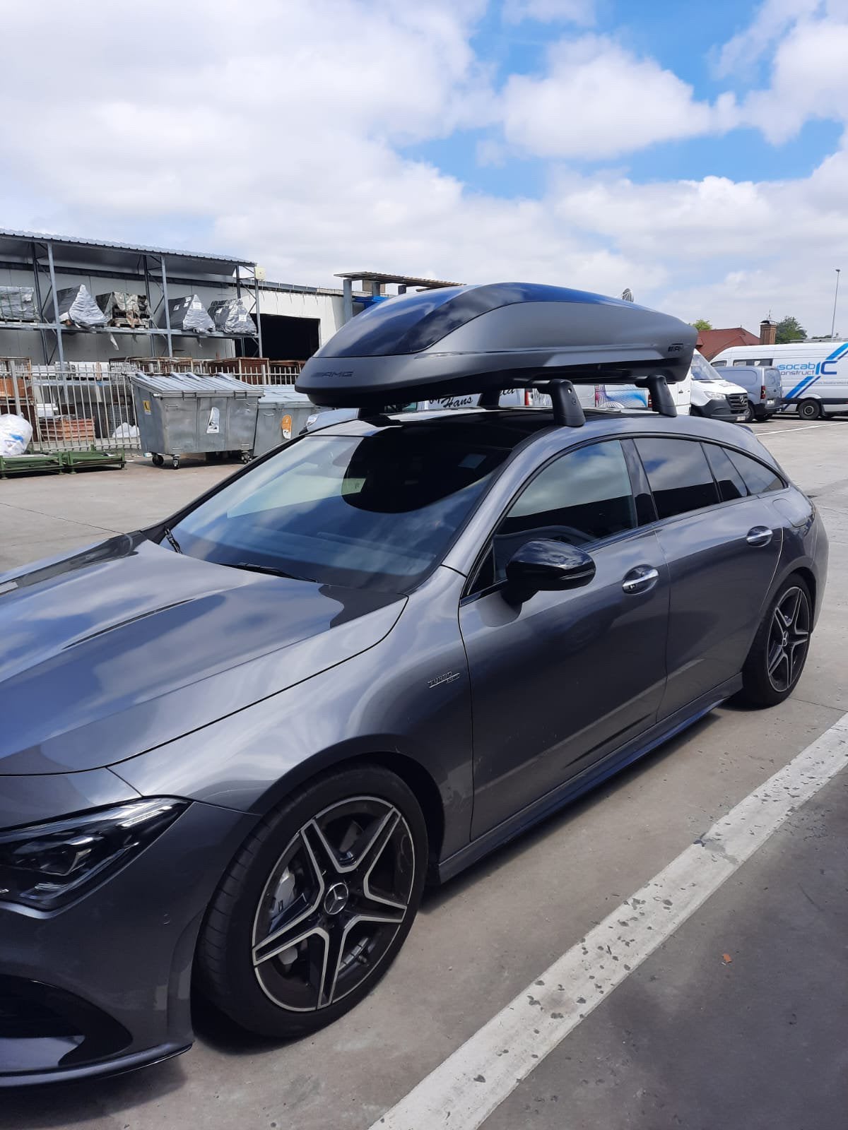 Coffre de toit d’origine mercedes benz, Autos : Divers, Coffres de toit, Enlèvement, Comme neuf