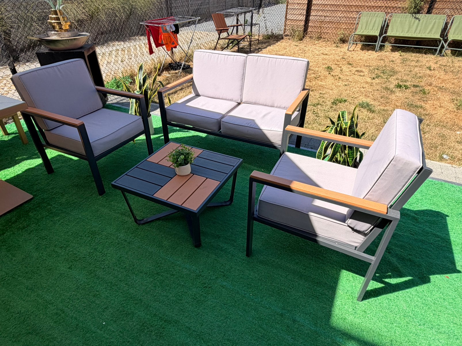 Tuin set, Tuin en Terras, Tuinsets en Loungesets, Ophalen, Zo goed als nieuw
