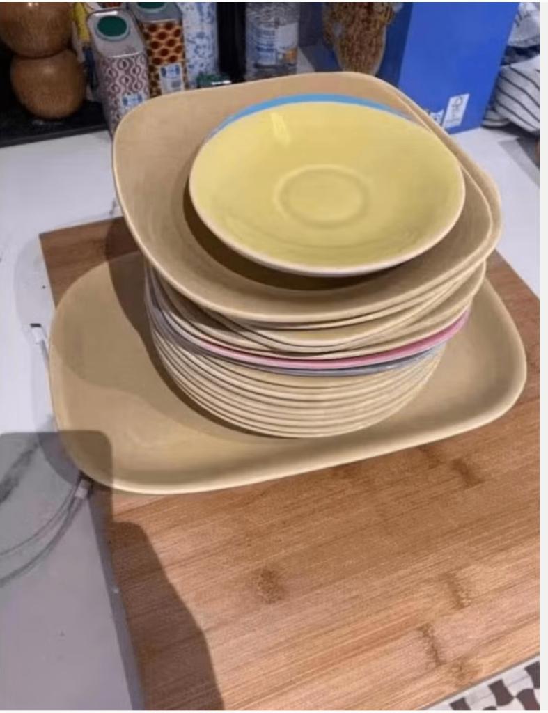 Iconisch Boch Expo 58 Servies | Lot Diepe Borden | Vintage, Enlèvement