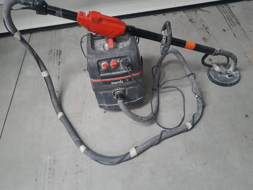 SCHUURMACHINE FLEX + ind STOFZUIGER TE HUUR, Ophalen