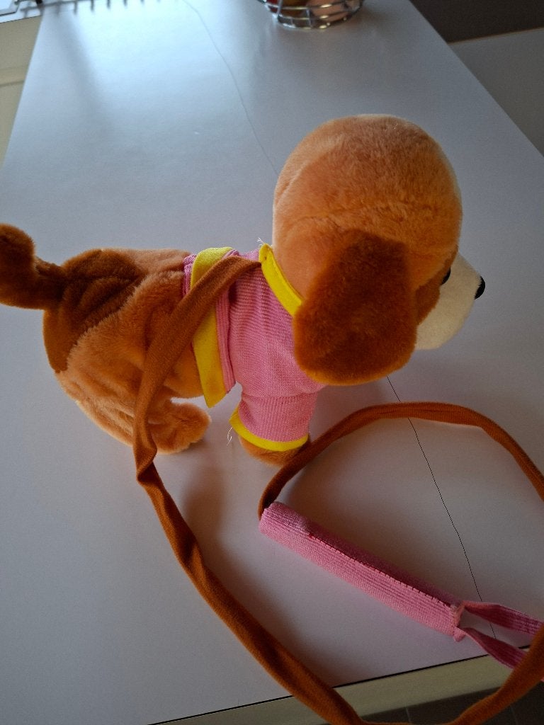 Pluche Beagle pup, Overige karakters, Zo goed als nieuw, Middelgroot (20 tot 80 cm), Bruin