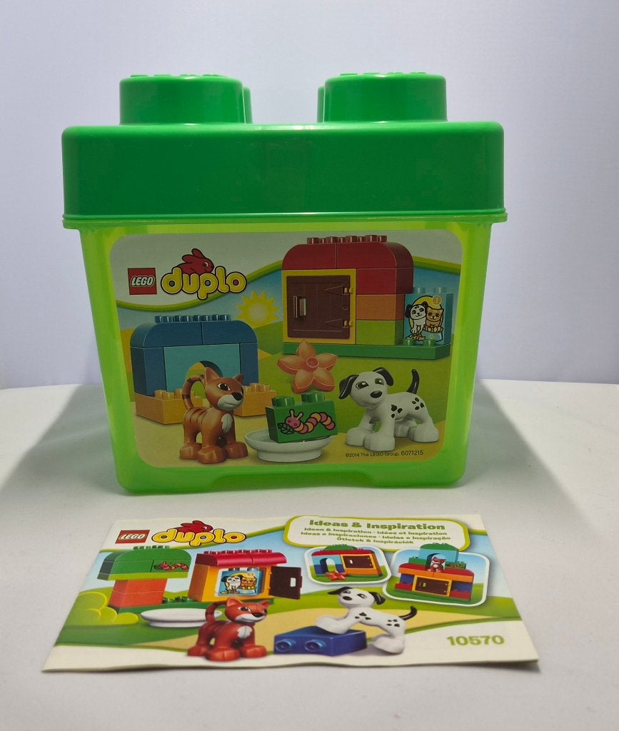LEGO DUPLO 10570 - Mijn Eerste Hond en Kat, Gebruikt, Overige thema's, Ophalen of Verzenden, Compleet