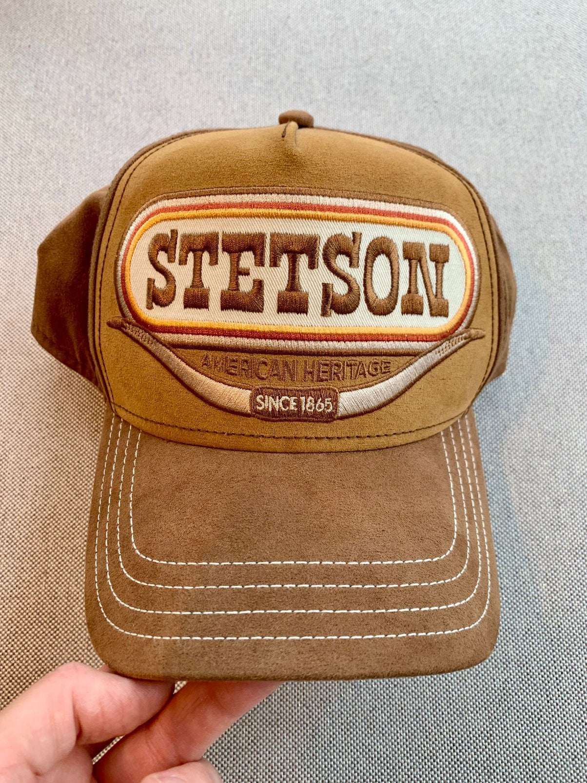 Stetson American Heritage pet – bruin – ongebruikt, Ophalen, Zo goed als nieuw, Pet