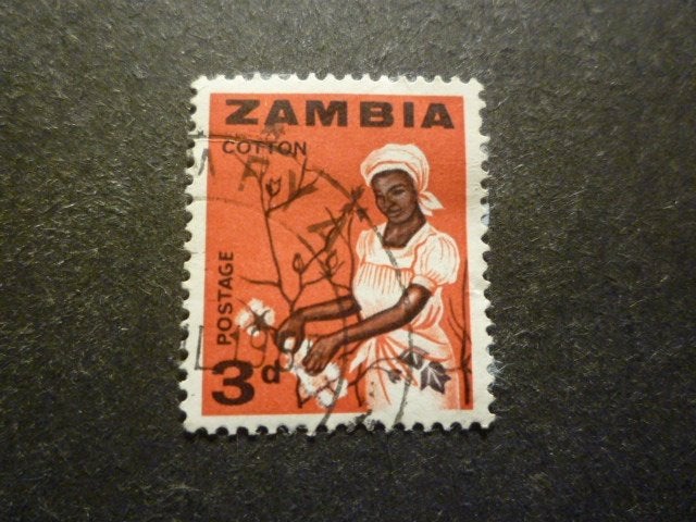 Zambia/Zambie 1964 Mi 4(o) Gestempeld/Oblitéré, Postzegels en Munten, Postzegels | Afrika, Verzenden, Zambia
